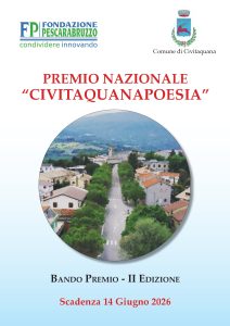 PREMIO NAZIONALE “CIVITAQUANAPOESIA” 2026