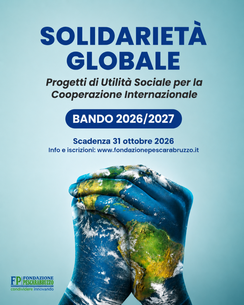 Bando Progetti di Utilità Sociale per la Cooperazione Internazionale