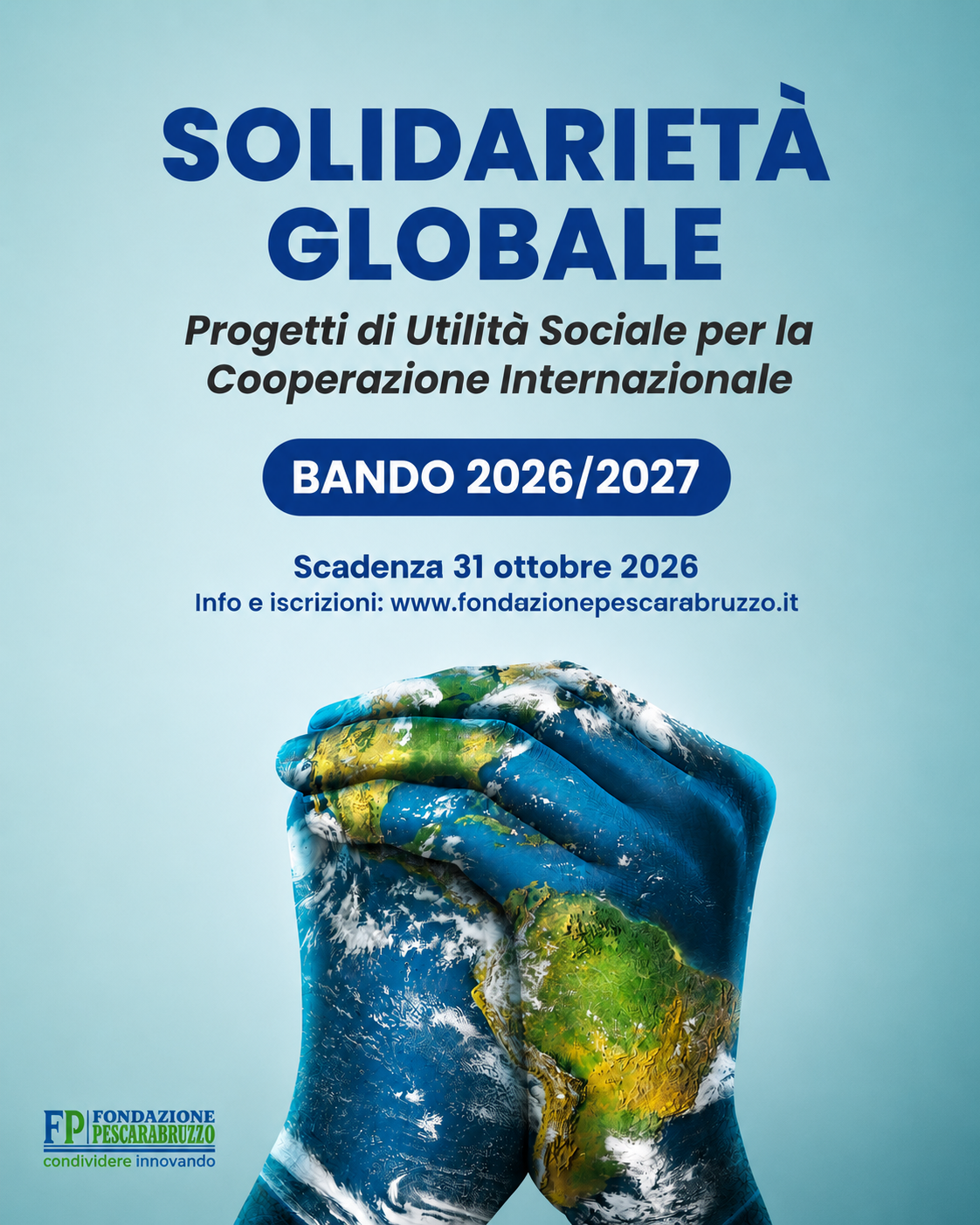 Bando Progetti di Utilità Sociale per la Cooperazione Internazionale