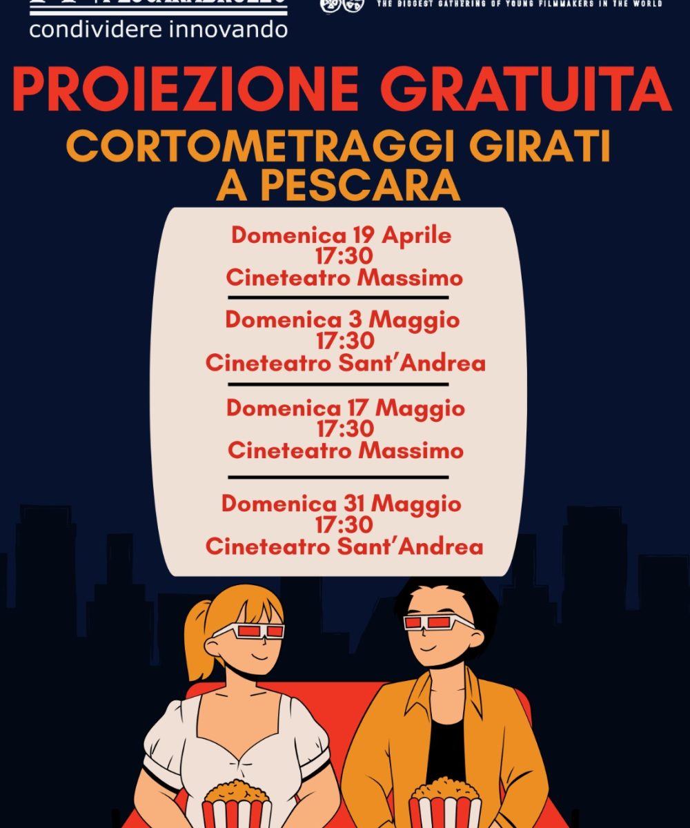 Locandina generale proiezioni Cinemadamare
