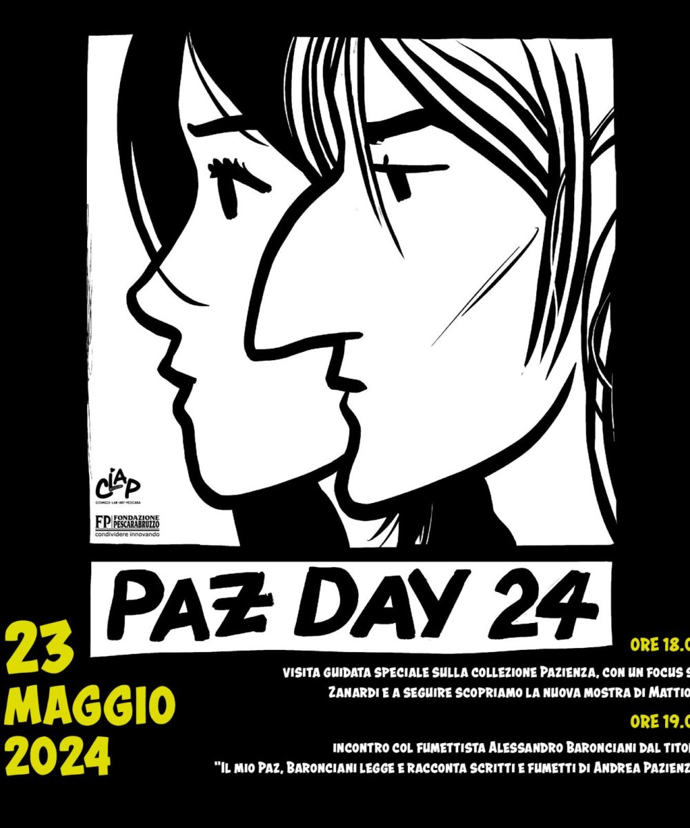 CLAP Museum presenta “PAZ DAY 2024” con Alessandro Baronciani