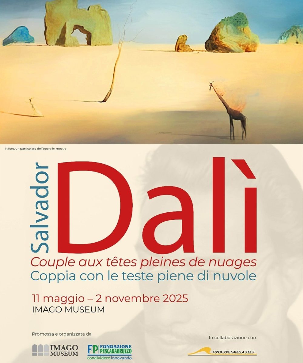 SALVADOR DALÍ. Couple aux têtes pleines de nuages