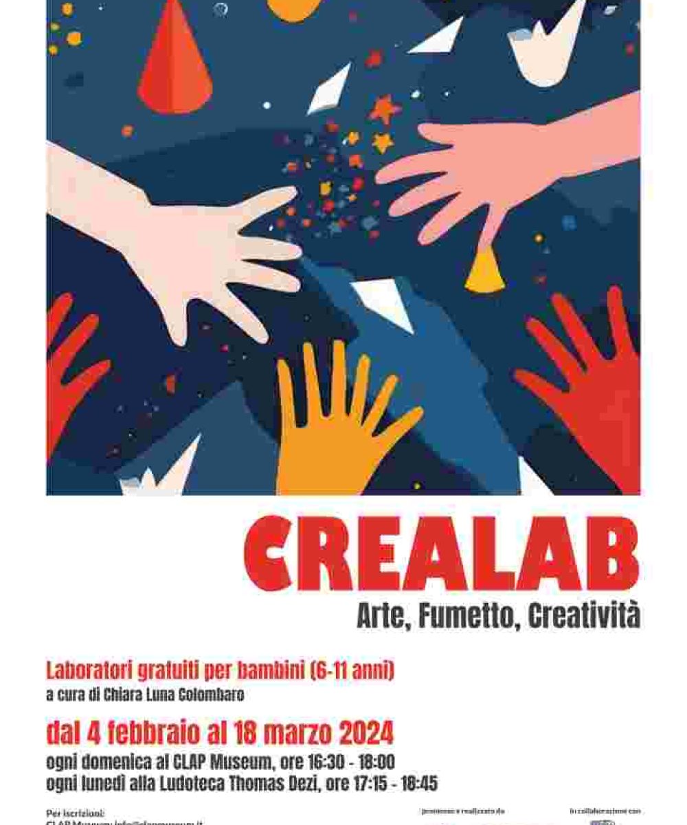 Il CLAP Museum presenta “CREALAB”