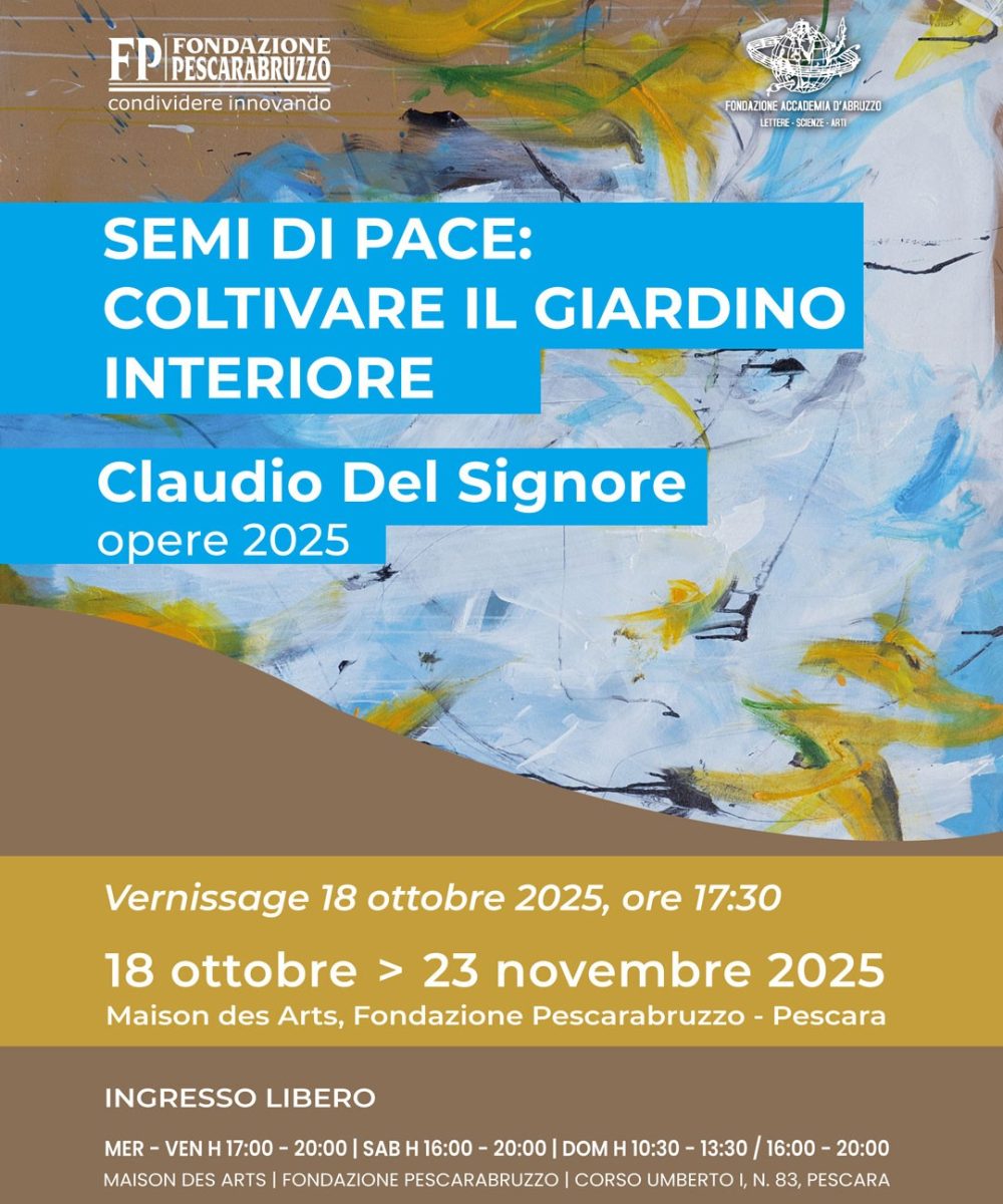 Claudio Del Signore mostra Maison des Arts Fondazione Pescarabruzzo Pescara